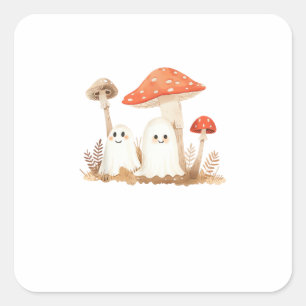Esthetische Cottagecore Goblincore Paddenstoel Sch Vierkante Sticker