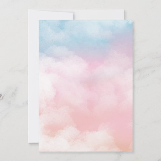 Esthetische dromerige vlinderbruiloft save the date (Achterkant)