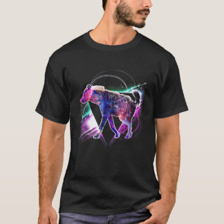 Esthetische Galaxy Hyena T-Shirt