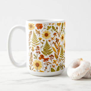Esthetische Gele Herbarium & Varens Ceramic Mok