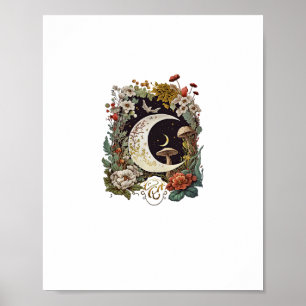 Esthetische Goblincore En Cottagecore Paddenstoel Poster