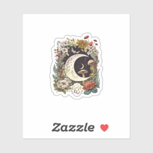 Esthetische Goblincore En Cottagecore Paddenstoel  Sticker