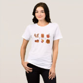 Esthetische Herfst Theme T shirt (Voorkant volledig)