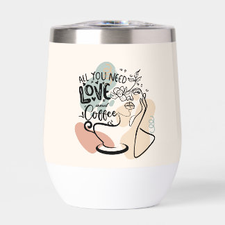 Esthetische illustraties, Girl's Coffee