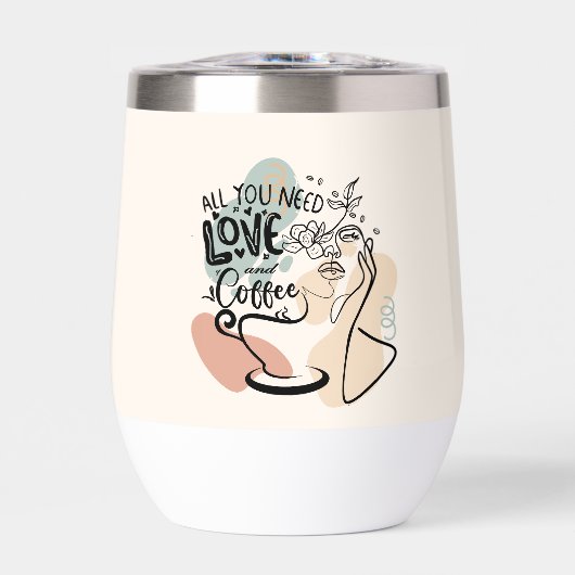 Esthetische illustraties, Girl's Coffee (Voorkant)