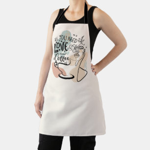 Esthetische illustraties, Girl's Coffee Schort