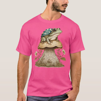 esthetische kikker op paddenstoel 11 t-shirt
