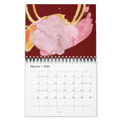 Esthetische kleurenpalet 2021 kalender (Feb 2026)