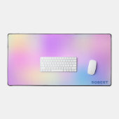 Esthetische Kleurrijke gradiënt iriserende achterg Bureaumat (Keyboard & Muis)