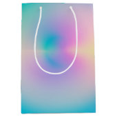 Esthetische Kleurrijke Positieve Aura Gradiënt Medium Cadeauzakje (Voorkant)
