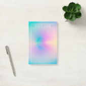 Esthetische Kleurrijke Positieve Aura Gradiënt Post-it® Notes (Kantoor)