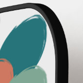 Esthetische kleurrijke Stippen Pickleball Paddle (Links Detail)