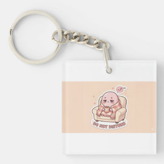 Esthetische Kunststickers – Stijlvolle Laptop & Pl Sleutelhanger