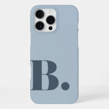 Esthetische Leiste Blau Minimalistische Initiële L