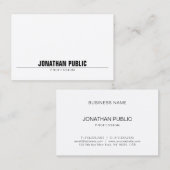 Esthetische minimalistische professionele moderne  visitekaartje (Voorkant / Achterkant)