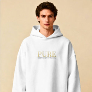Esthetische Moderne Luxe Minimalistische Script Ho Hoodie