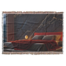Esthetische Moody Slaapkamer Fleece Worpdeken