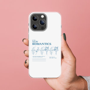 Esthetische Nieuwe Romantiek Minimal Floral iPhone 13 Pro Hoesje