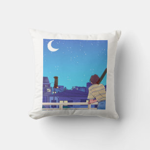 Esthetische Night Sky Gooi kussen 16 "x 16"