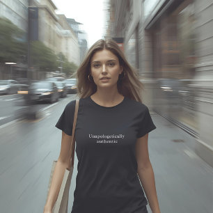 esthetische outfit citaat Onverbloemd authentiek T-shirt