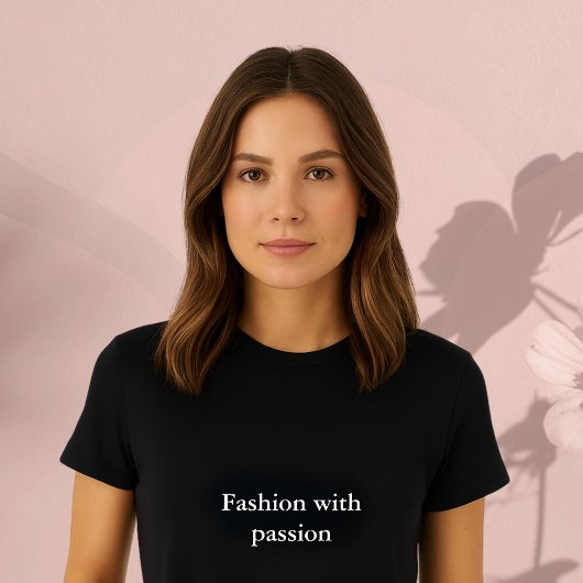 Esthetische outfit quote Mode met passie T-shirt