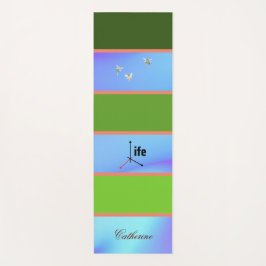 Esthetische Pastel Kleur Custom Yogamat