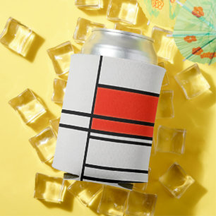 Esthetische Piet Mondriaan Kunstwerk Compositie No Blikjeskoeler