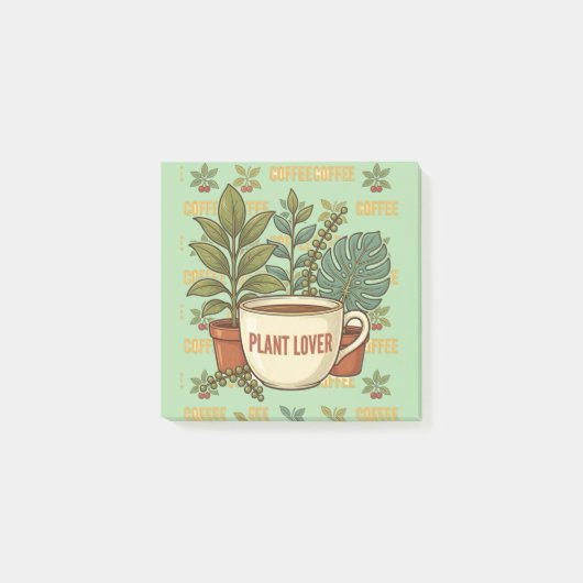 Esthetische Plant Moeder Cadeau Post-it® Notes (Voorkant)