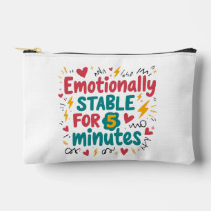 Esthetische Quote Canvas tas - Emotioneel stabiel