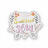 Esthetische Quote Sticker (Voorkant)