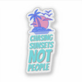 Esthetische Quote Sticker (Voorkant)