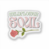 Esthetische Quote Sticker (Voorkant)