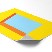 Esthetische raam perspectief illustratie - Modern Poster (Hoek)