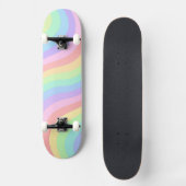 Esthetische regenboog Schattige behang Skateboard (Voorkant)