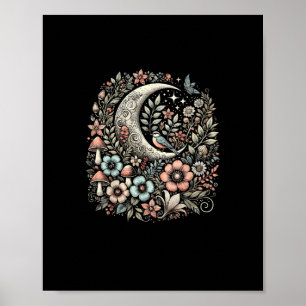 Esthetische Retro Goblincore En Cottagecore Padden Poster