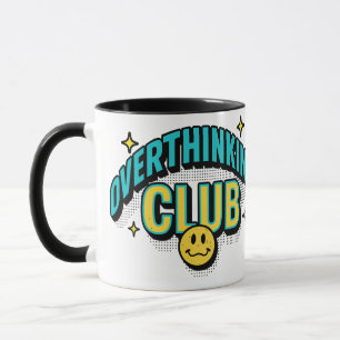 "Esthetische Retro Pop Art Mok – Bold Typography