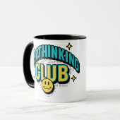 "Esthetische Retro Pop Art Mok – Bold Typography (Voorkant links)