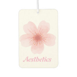 Esthetische roze bloem luchtverfrisser