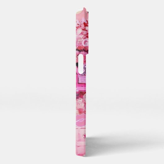 Esthetische roze meisjeshoes iPhone hoesje (Rechterkant)