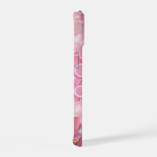 Esthetische roze telefoonhoes iPhone 15 hoesje (Rechterkant)