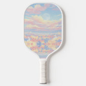 Esthetische Schattigee Pickleball Paddle met Bunni (Voorkant)