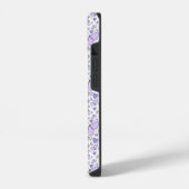 Esthetische Schattigee Violet Butterfly iPhone Hoesje (Linkerkant)