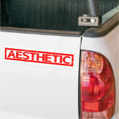 Esthetische stempel bumpersticker (Op Truck)