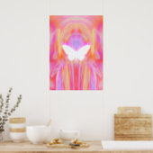 esthetische trippy butterfly aura poster (Keuken)