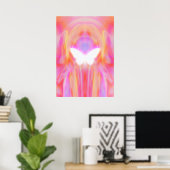 esthetische trippy butterfly aura poster (Thuiskantoor)