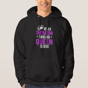 Esthetische Twirler Baton Twirling Koningin Hoodie
