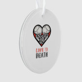 Esthetische Valentijnen tot de dood ons scheidt Ornament (voorkant)