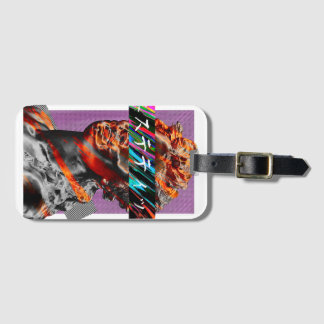 Esthetische Vaporwave Japanse Futurisme Bagagelabel