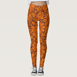 Esthetische Vintage overal bloemenprint Leggings