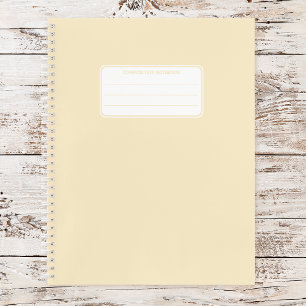 Esthetische zachte pastel effen kleur compositie notitieboek